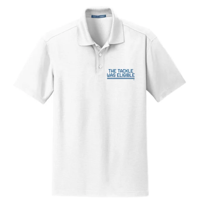 The Tackle Was Eligible Dry Zone Grid Performance Polo