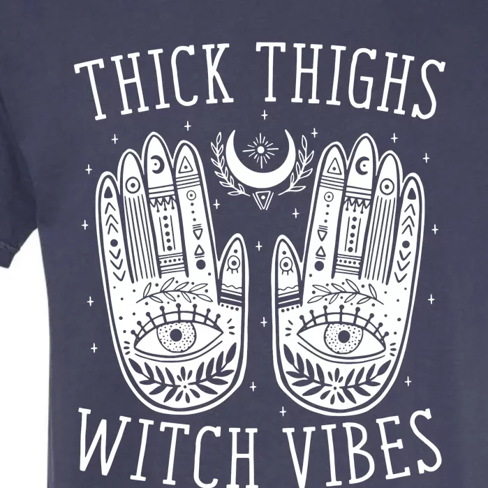 Thick Thighs Witch Vibes Garment-Dyed Heavyweight T-Shirt