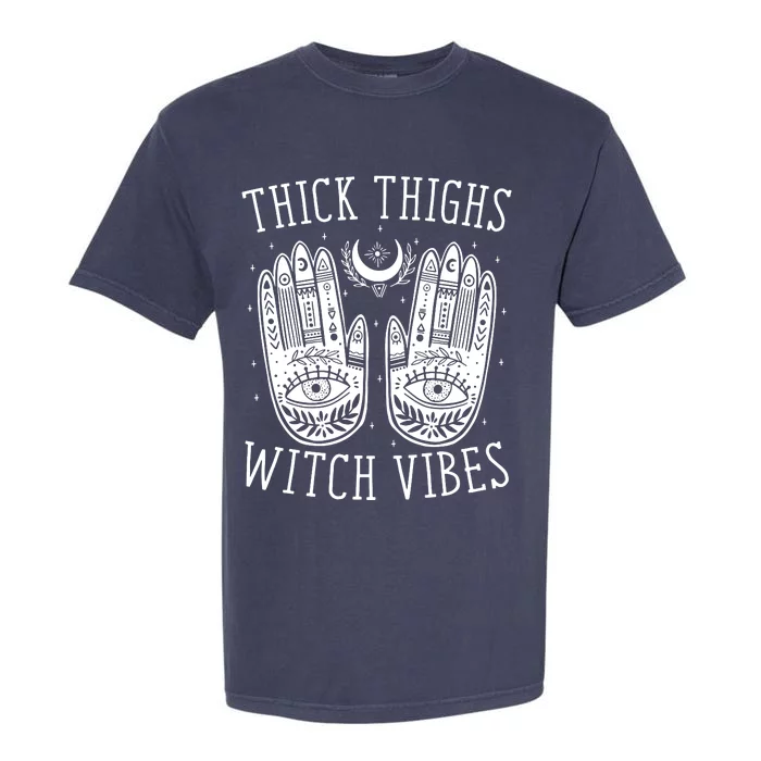 Thick Thighs Witch Vibes Garment-Dyed Heavyweight T-Shirt