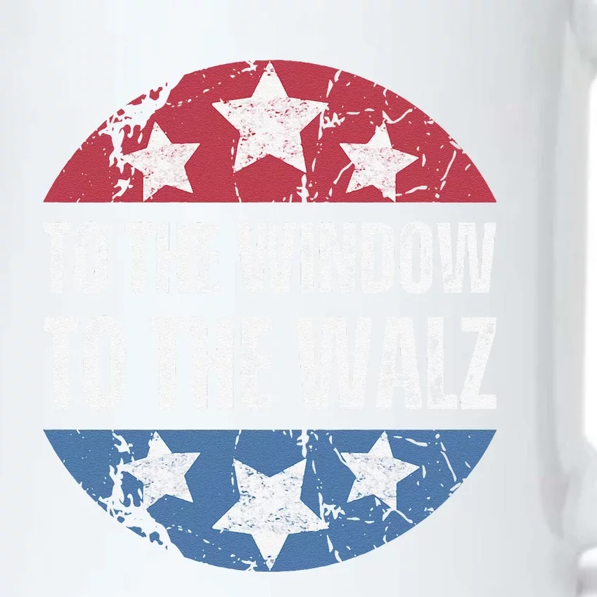 To The Window To The Walz Kamala Harris Tim Walz Black Color Changing Mug