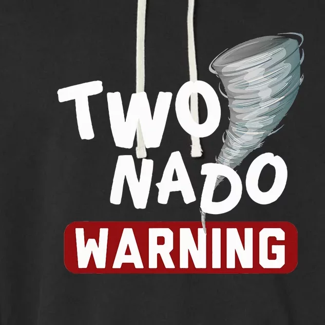 Twonado Tornado Watcher Chaser Birthday Garment-Dyed Fleece Hoodie