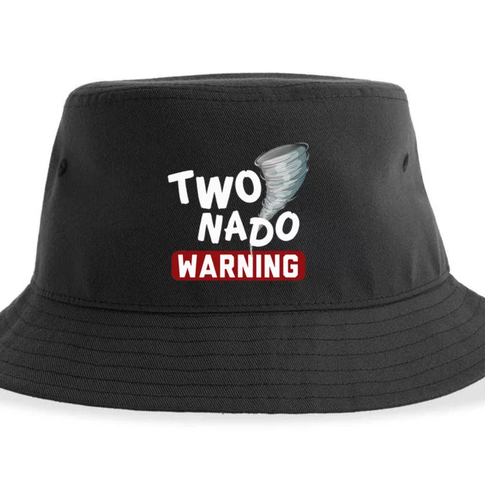 Twonado Tornado Watcher Chaser Birthday Sustainable Bucket Hat