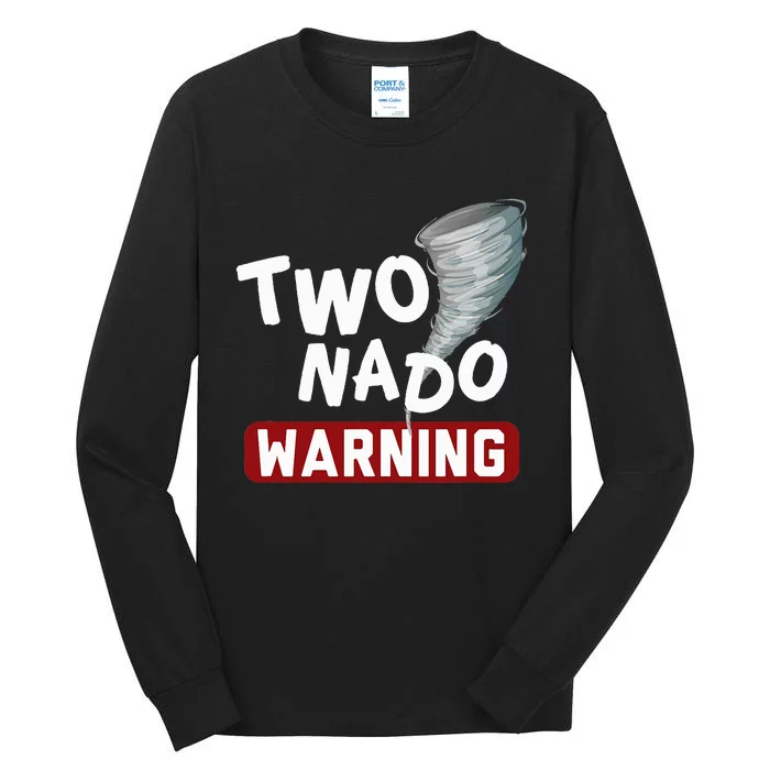 Twonado Tornado Watcher Chaser Birthday Tall Long Sleeve T-Shirt