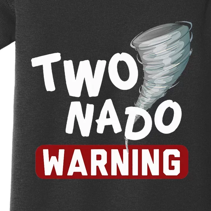 Twonado Tornado Watcher Chaser Birthday Baby Bodysuit