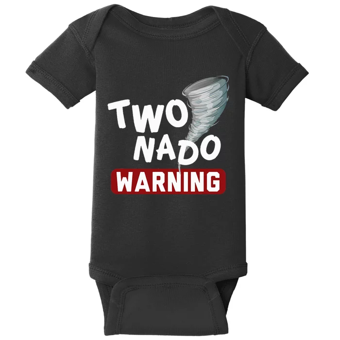 Twonado Tornado Watcher Chaser Birthday Baby Bodysuit