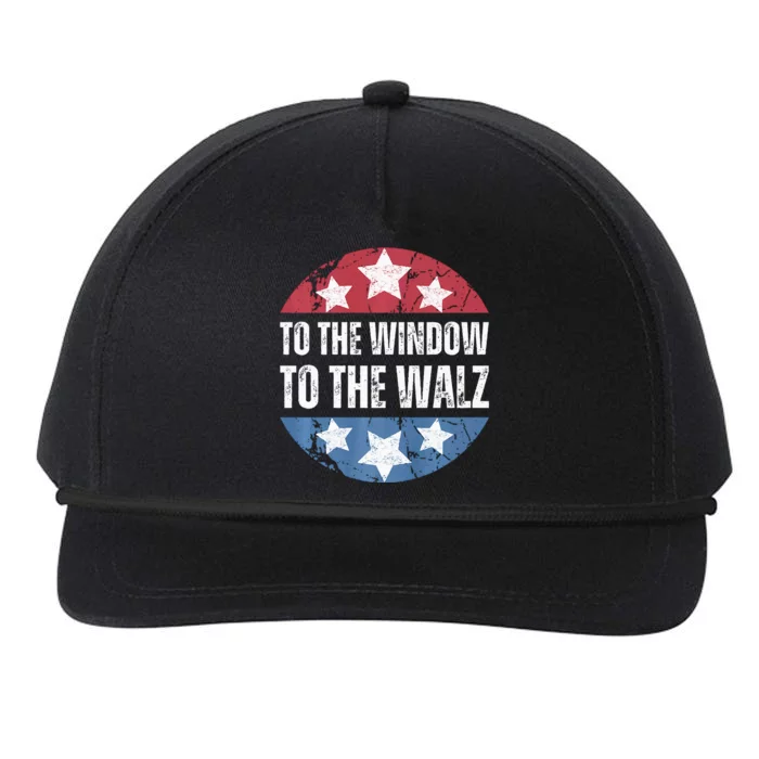 To The Window To The Walz Kamala Harris Tim Walz Snapback Five-Panel Rope Hat