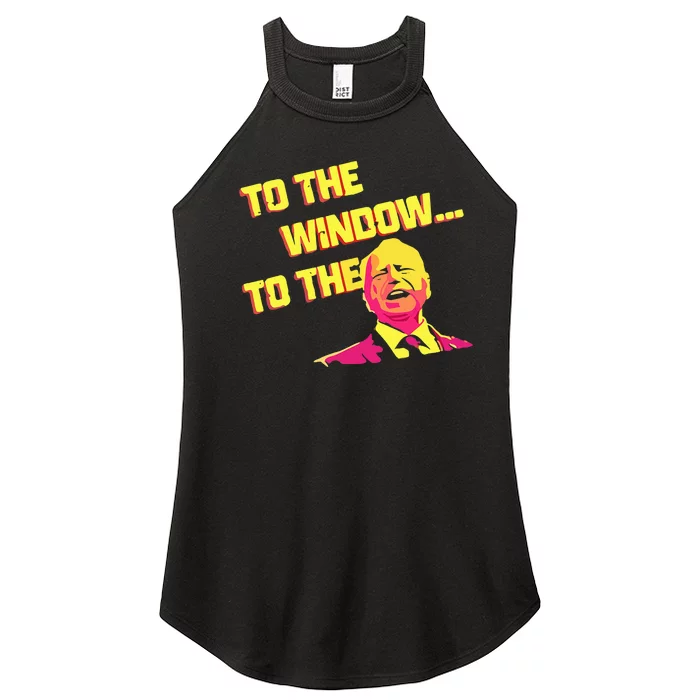 To The Window To The Walz Kamalaharris 2024 Women’s Perfect Tri Rocker Tank