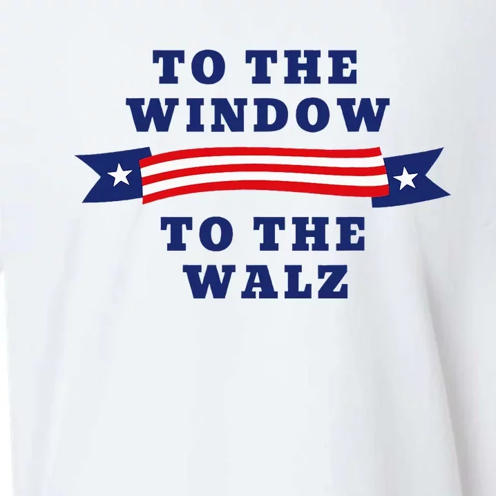 To The Window To The Walz President Kamala Harriss Waltz Sueded Cloud Jersey T-Shirt