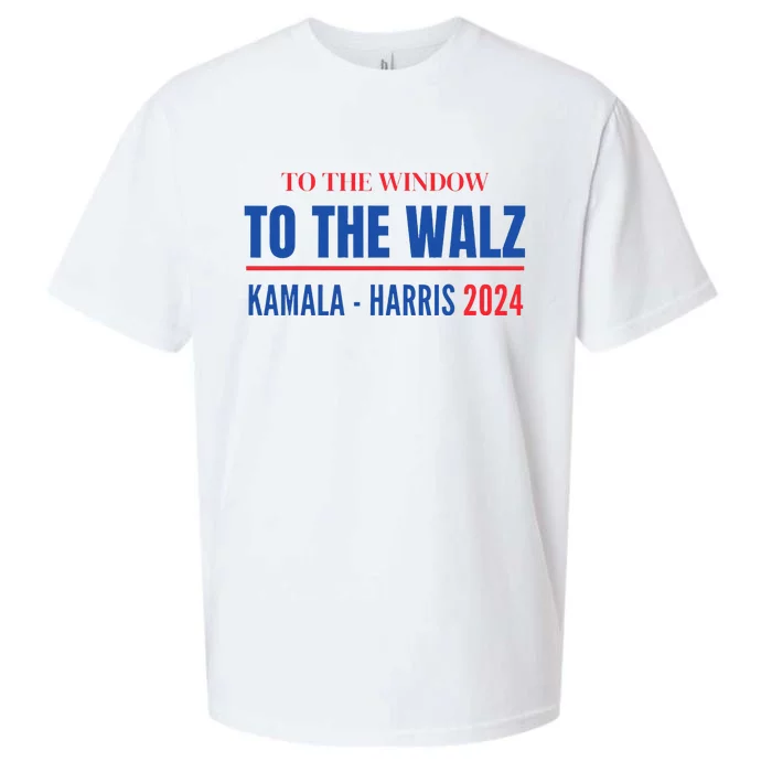 To The Window To The Waltz Walz Kamala Harris Tim Waltz Walz Sueded Cloud Jersey T-Shirt