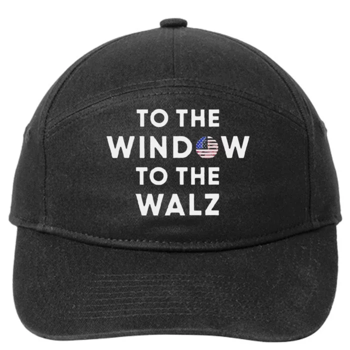 To The Window To The Tim Walz Kamala Harris 2024 7-Panel Snapback Hat