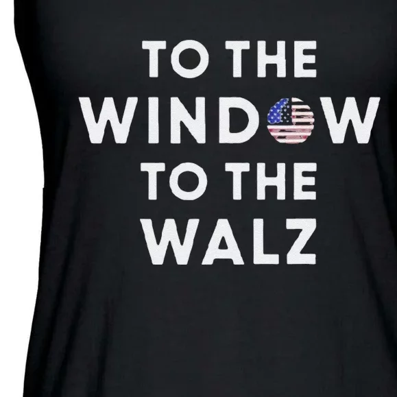 To The Window To The Tim Walz Kamala Harris 2024 Ladies Essential Flowy Tank