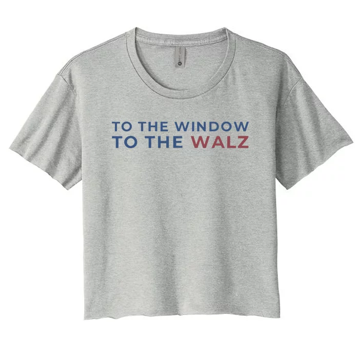 To The Window To The Walz Harris Waltz 2024 Kamala Women's Crop Top Tee