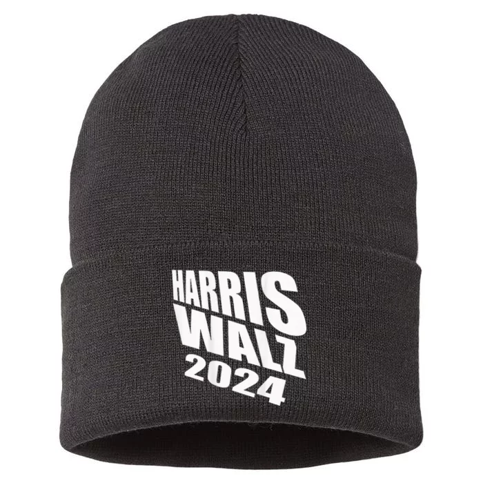 To The Window To The Walz Harris Walz 2024 Vote Sustainable Knit Beanie