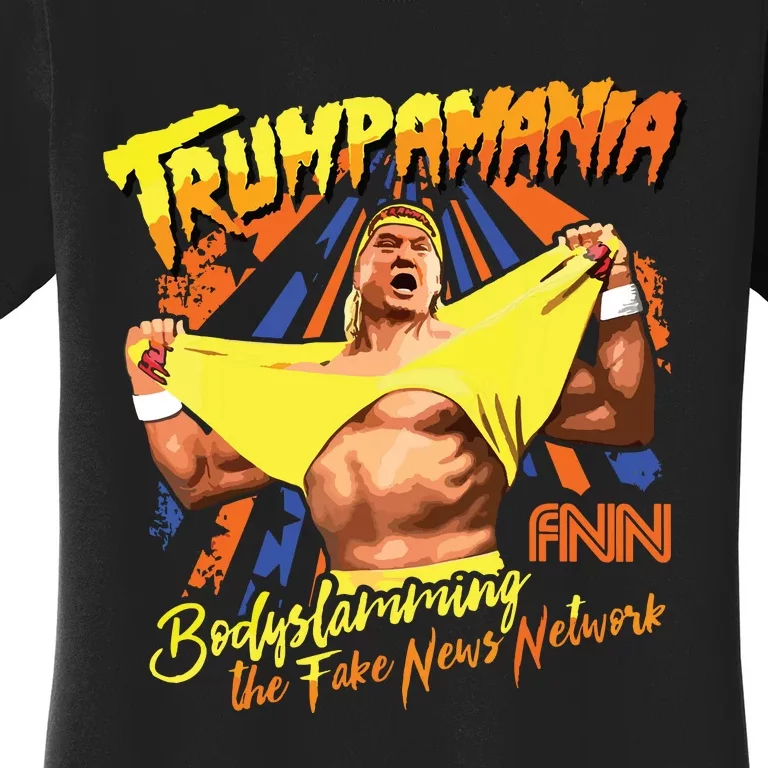 Trumpamania Trump Wrestling Meme Trumpamania Women's T-Shirt