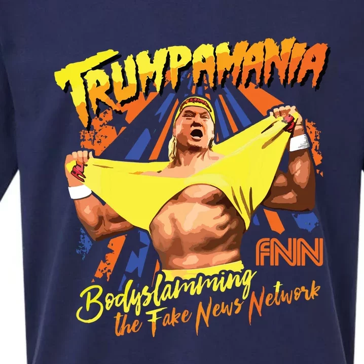 Trumpamania Trump Wrestling Meme Trumpamania Sueded Cloud Jersey T-Shirt