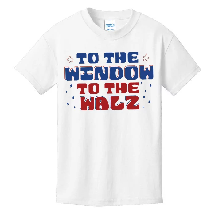 To The Window To The Walz Funny Kids T-Shirt