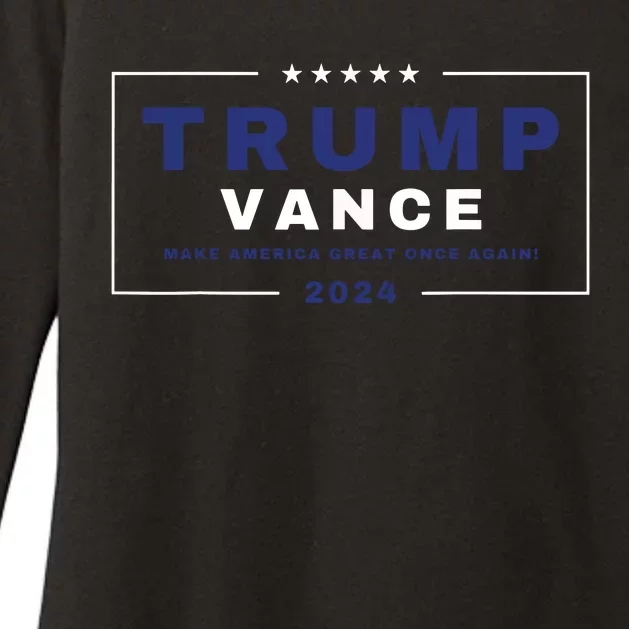 Trumpamania Trumpamania Wrestler Trump Vance Vp Maga Womens CVC Long Sleeve Shirt