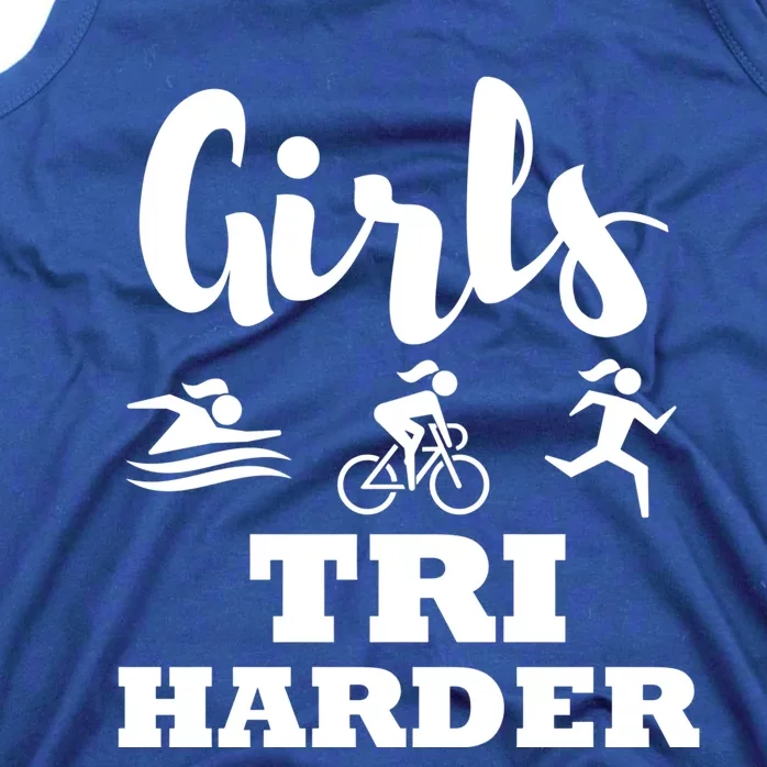 Triathlon Triathlete Wife Mom Funny Gift Tank Top