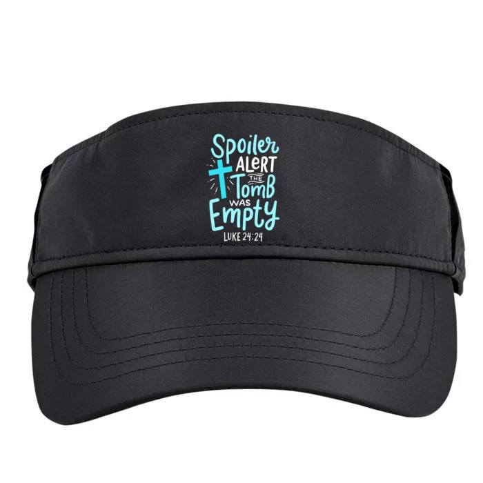 The Tomb Was Empty Luke 24:24 Adult Drive Performance Visor