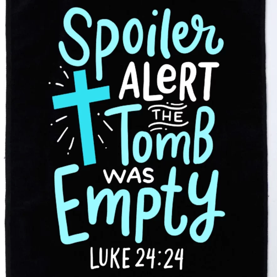 The Tomb Was Empty Luke 24:24 Platinum Collection Golf Towel