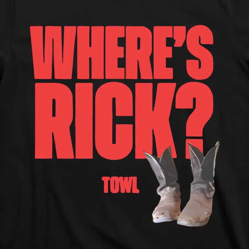 Twdu The Walking Dead WhereS Rick Boots T-Shirt