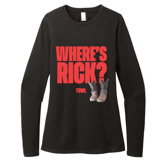 Twdu The Walking Dead WhereS Rick Boots Womens CVC Long Sleeve Shirt