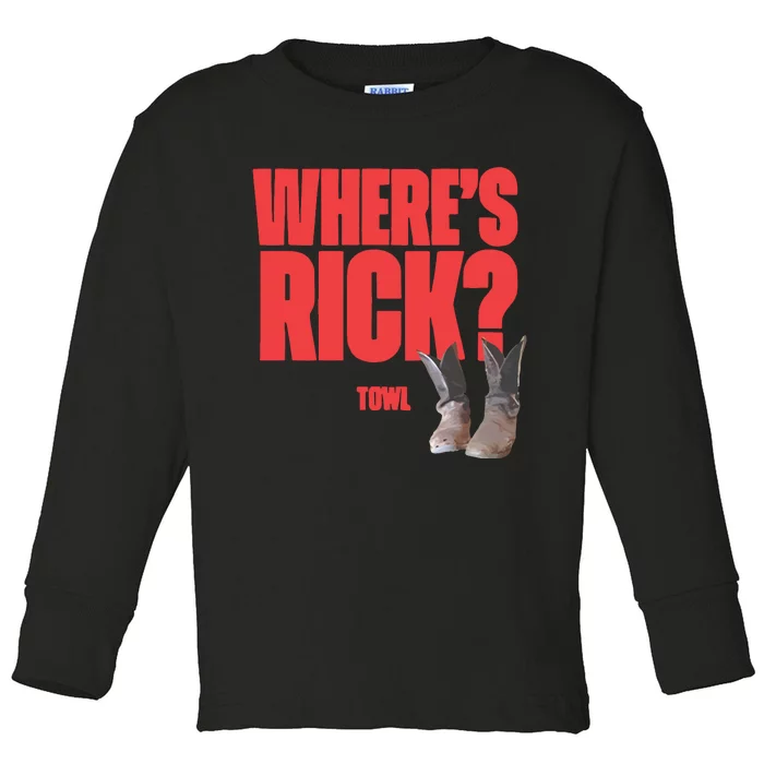 Twdu The Walking Dead WhereS Rick Boots Toddler Long Sleeve Shirt