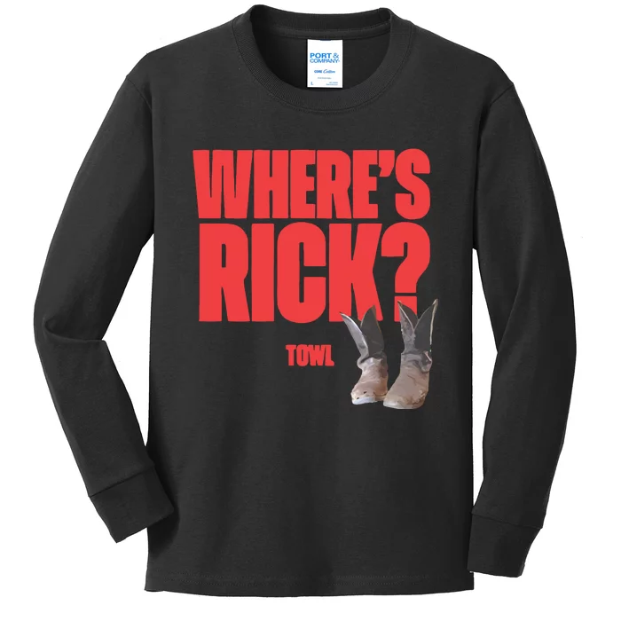 Twdu The Walking Dead WhereS Rick Boots Kids Long Sleeve Shirt