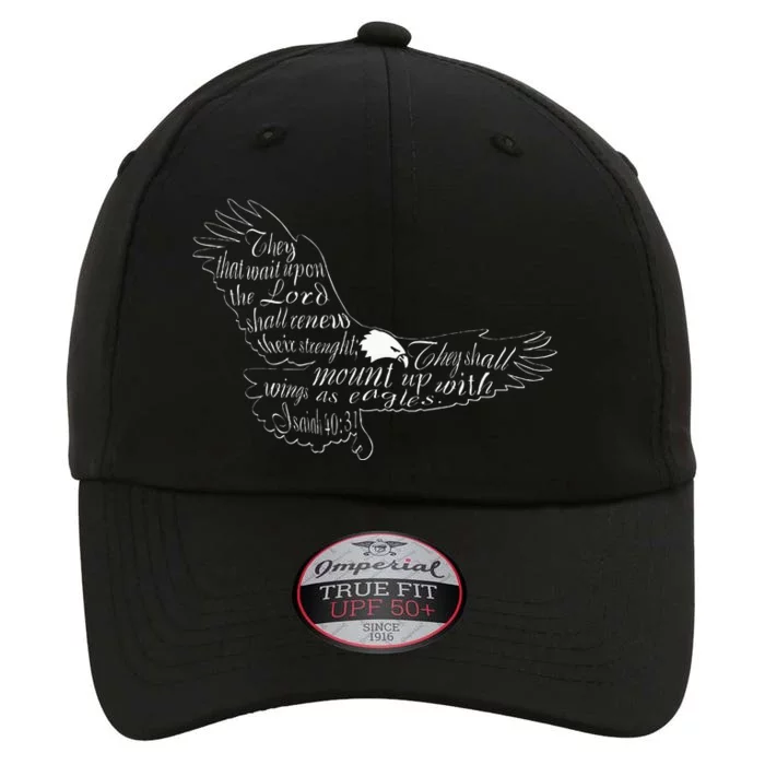 They That Wait Upon The Lord Isaiah 4031 Eagle The Original Performance Cap