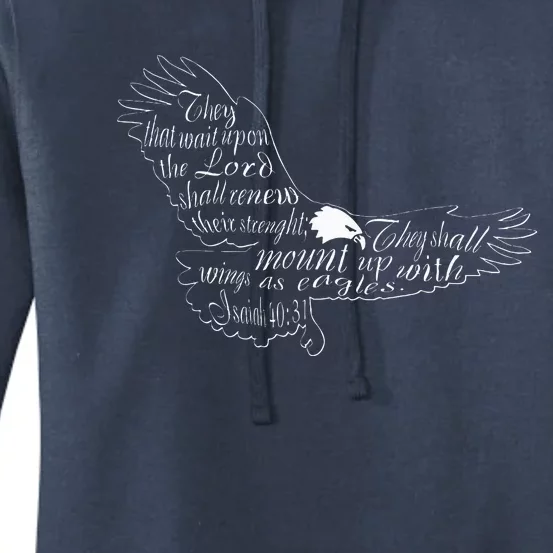 They That Wait Upon The Lord Isaiah 4031 Eagle Women's Pullover Hoodie