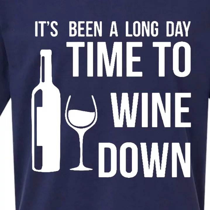 Time To Wine Down Sueded Cloud Jersey T-Shirt