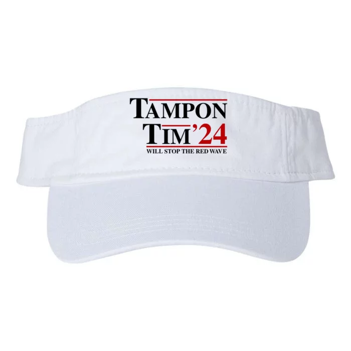 Tampon Tim Will Stop The Red Wave Valucap Bio-Washed Visor