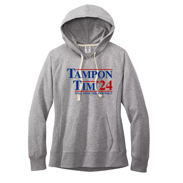 Tampon Tim Will Stop The Red Wave Women's Fleece Hoodie