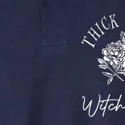 Thick Thighs Witchy Vibes Softstyle Adult Sport Polo