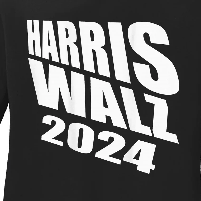 To The Window To The Walz Harris Walz 2024 Vote Ladies Long Sleeve Shirt