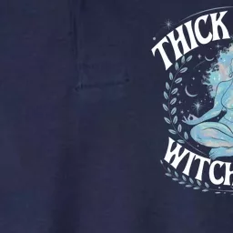 Thick Thighs Witch Vibes Mystic Spirit Magic Energy Mystical Women Softstyle Adult Sport Polo