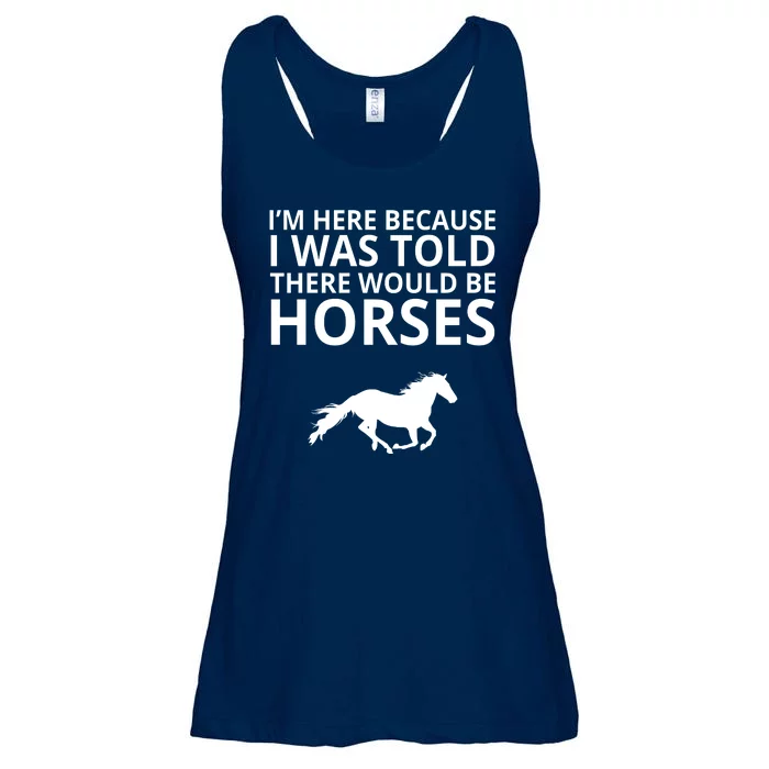 Told There Would Be Horses Ladies Essential Flowy Tank