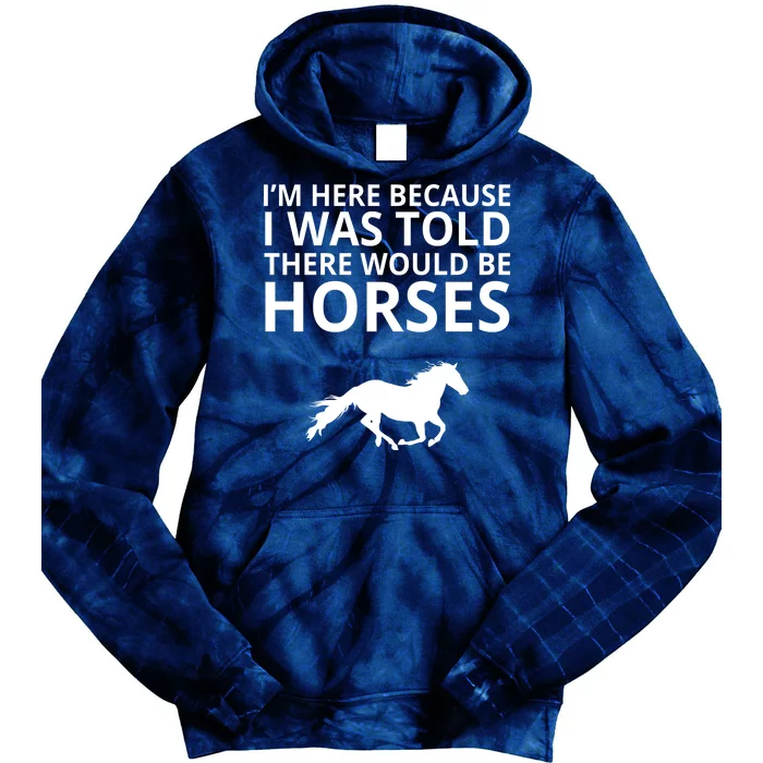 Told There Would Be Horses Tie Dye Hoodie