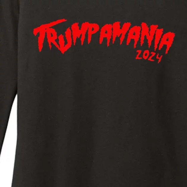 Trumpamania Trump Wrestling Mem Trumpamania Womens CVC Long Sleeve Shirt