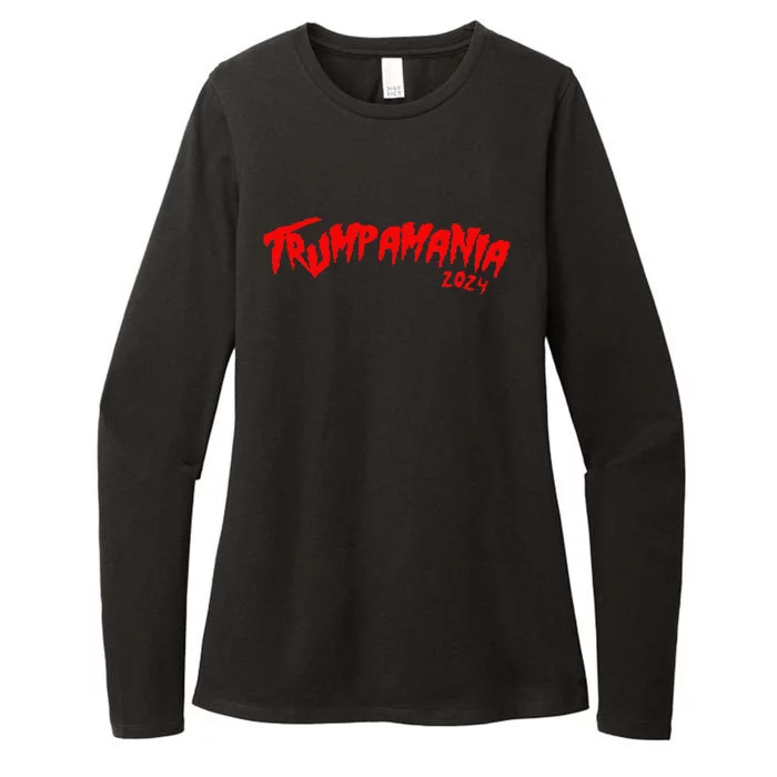 Trumpamania Trump Wrestling Mem Trumpamania Womens CVC Long Sleeve Shirt