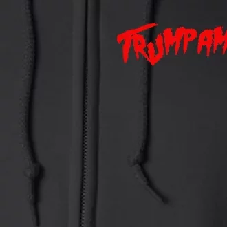 Trumpamania Trump Wrestling Mem Trumpamania Full Zip Hoodie