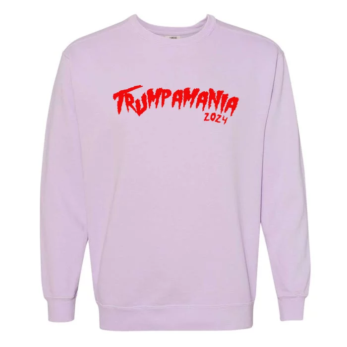 Trumpamania Trump Wrestling Mem Trumpamania Garment-Dyed Sweatshirt