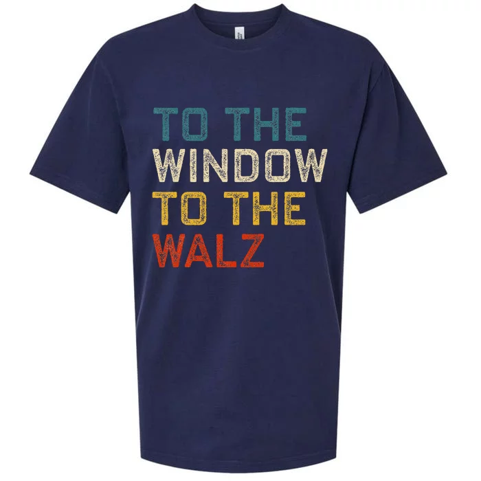 To The Window To The Walz Kamala Harris Tim Walz Waltz 2024 Sueded Cloud Jersey T-Shirt