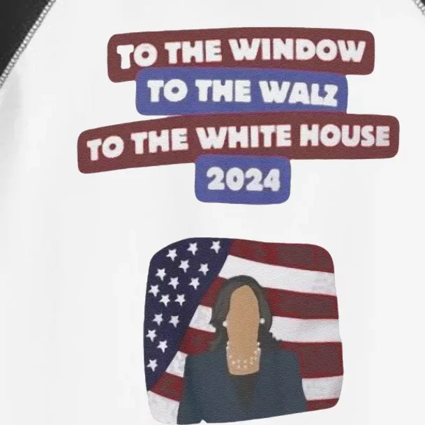 To The Window To The Tim Walz Kamala Harris 2024 Toddler Fine Jersey T-Shirt