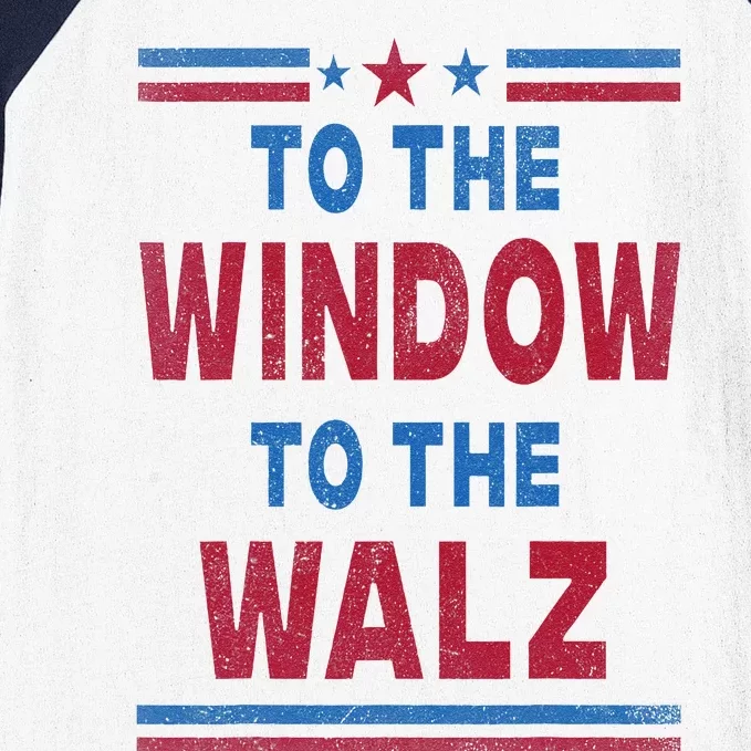 To The Window To The Walz Harris Walz 2024 Baseball Sleeve Shirt