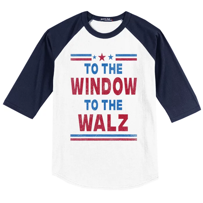 To The Window To The Walz Harris Walz 2024 Baseball Sleeve Shirt