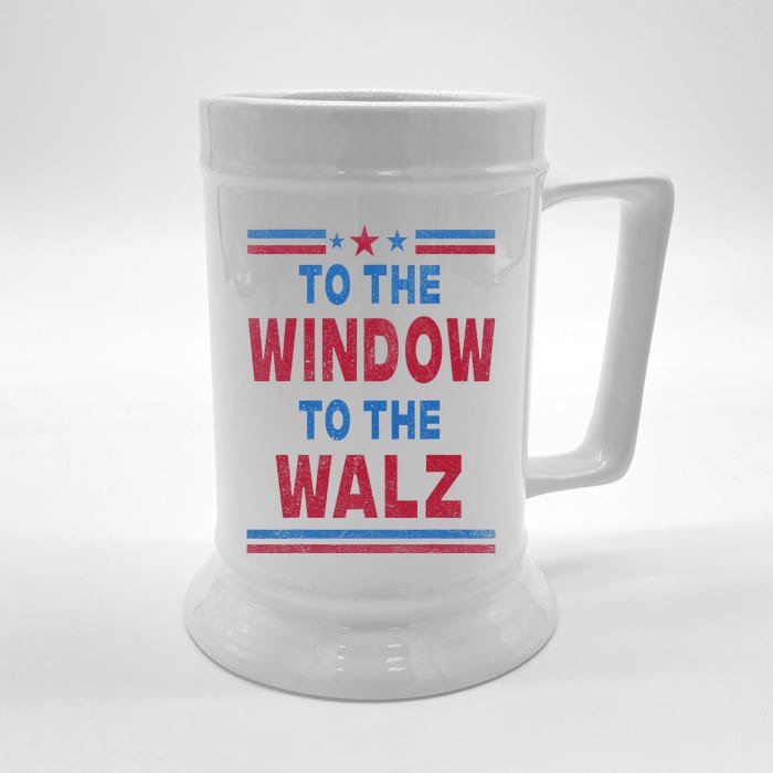 To The Window To The Walz Harris Walz 2024 Front & Back Beer Stein