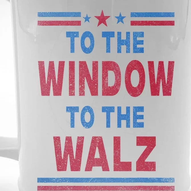 To The Window To The Walz Harris Walz 2024 Front & Back Beer Stein