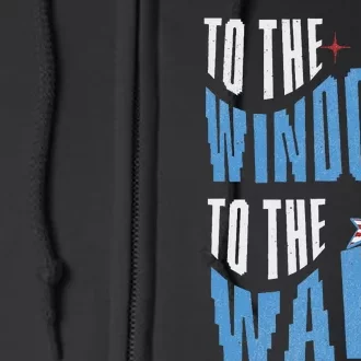 To The Window To The Walz Harris Funny Election 2024 Vp Full Zip Hoodie