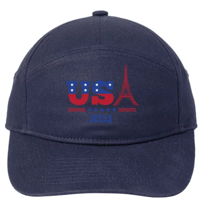 Team Us 2024 Paris Sport Games 7-Panel Snapback Hat